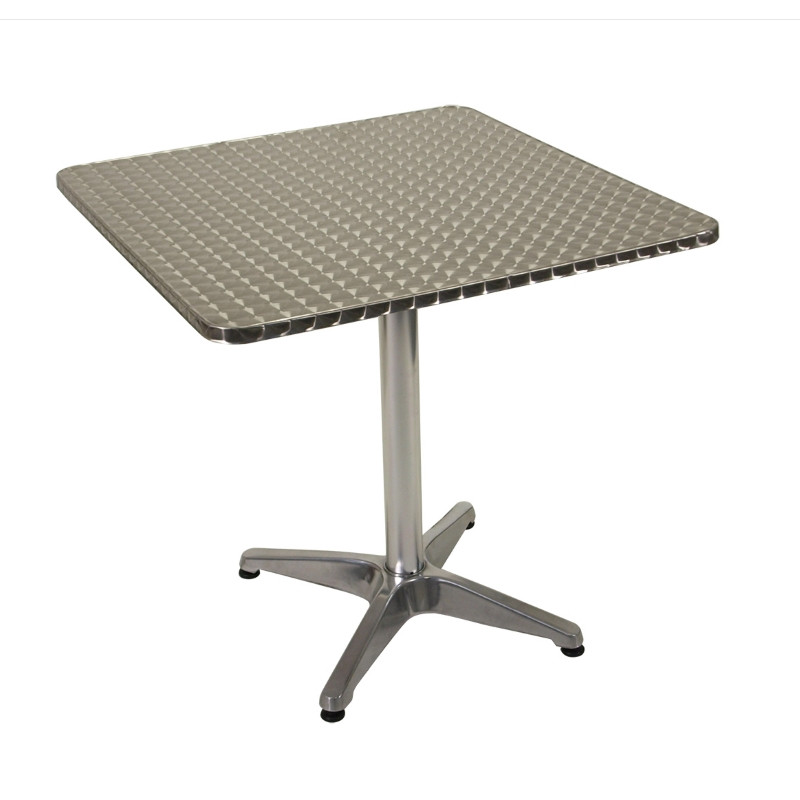 Turbine Lijm Mislukking Tuintafel Aluminium/RVS vierkant | Tuinartikelen shop - tuinmeubels voor in  de tuin